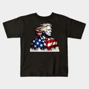 Donald Trump 2024 Elections Funny Kids T-Shirt